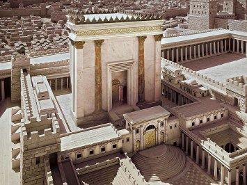 Scale model of Jerusalem and the second temple