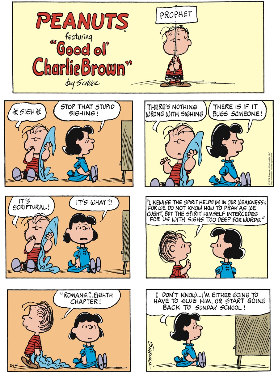 Peanuts Sigh